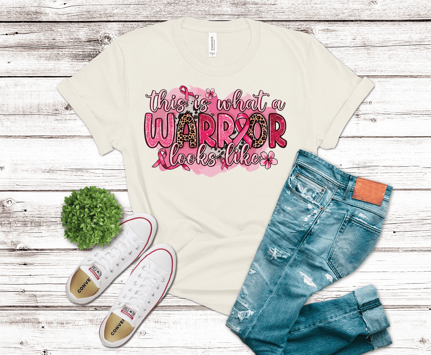 Premade DTF Transfer Gang Sheet For Graphic Tees | Breast Cancer Awareness