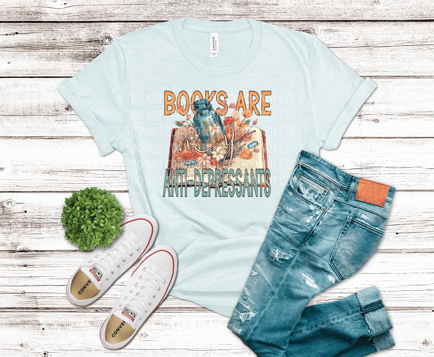 Books Are Anti-Depressants | DTF - Griffin Expressions