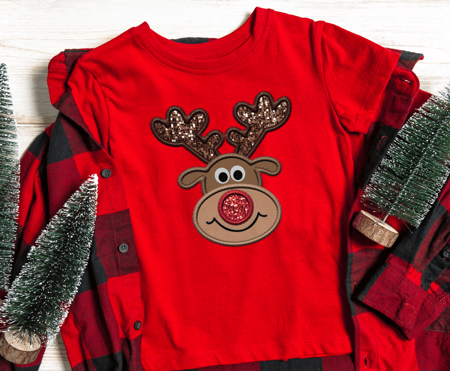 Glittery Reindeer | DTF - Griffin Expressions