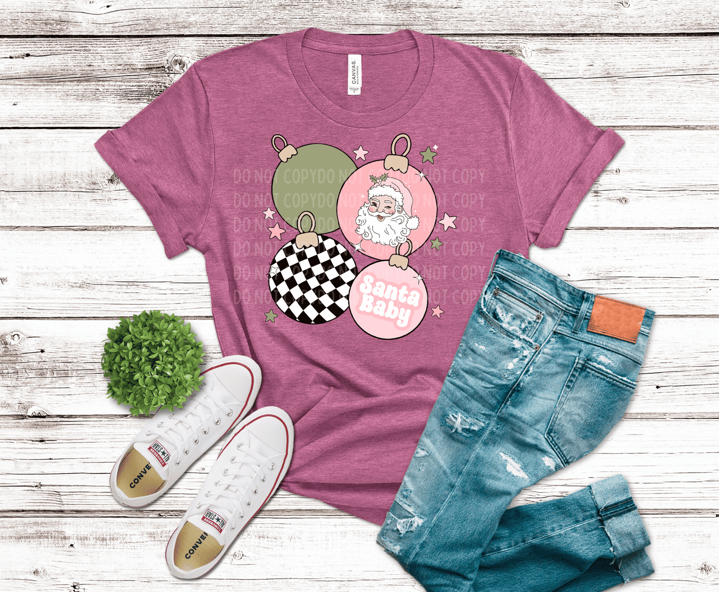 Pink Santa | DTF - Griffin Expressions