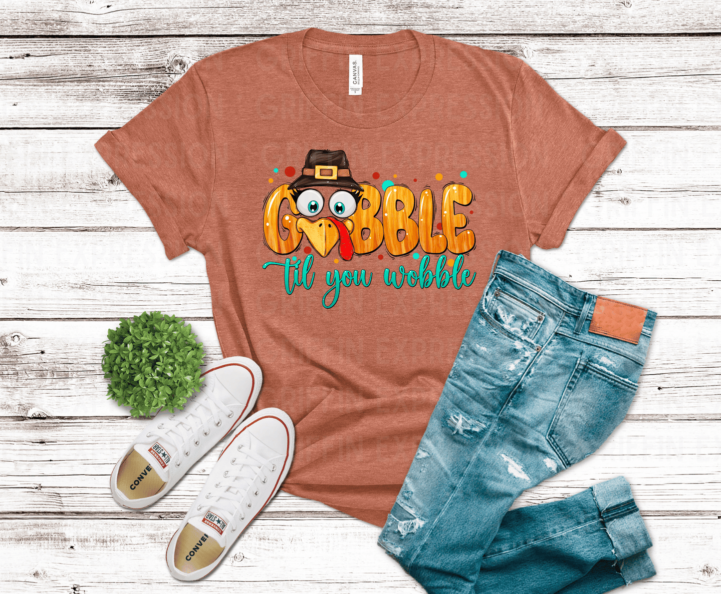 Premade DTF Transfer Gang Sheet For Graphic Tees | Thanksgiving