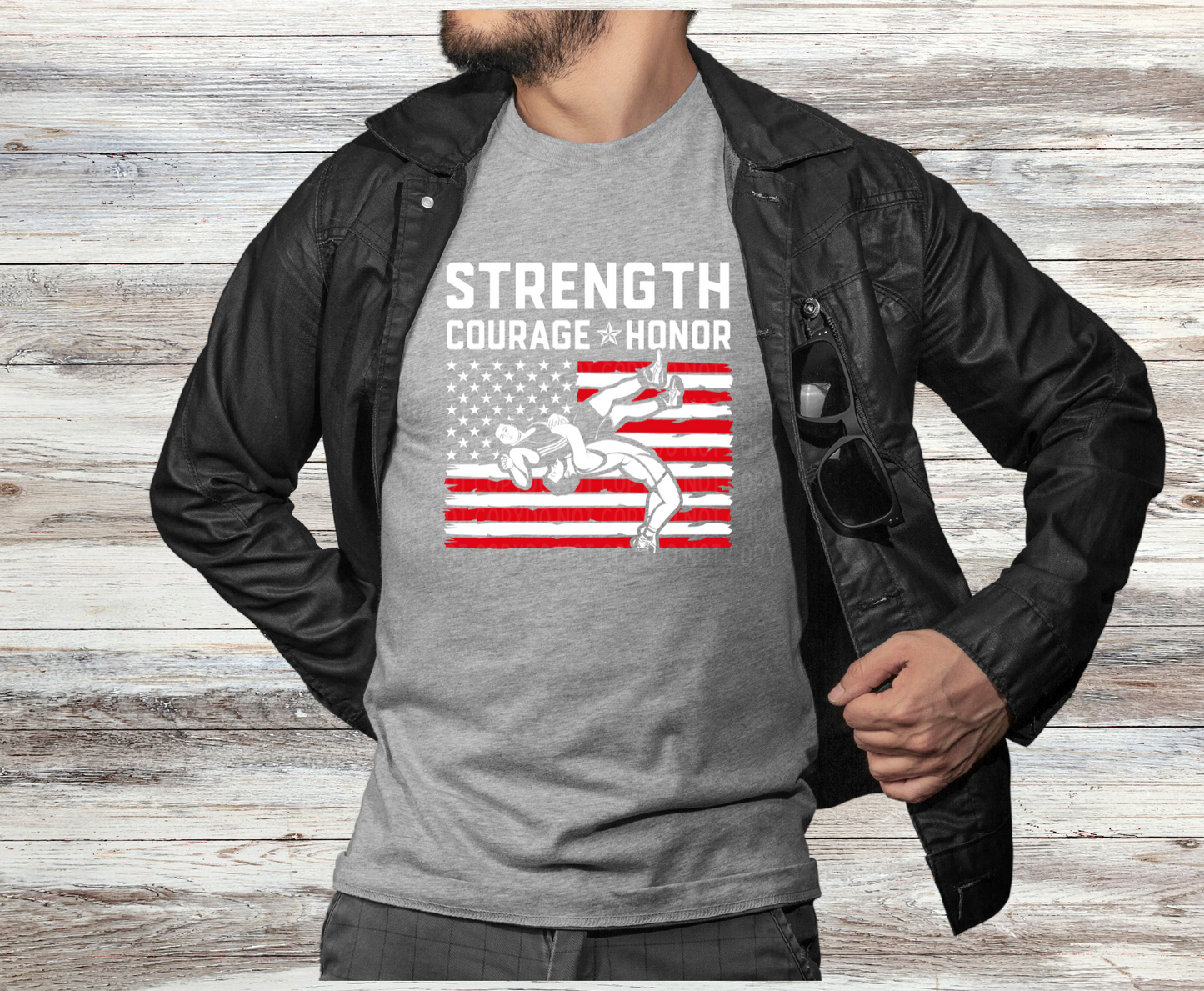 Strength Courage Honor | DTF - Griffin Expressions