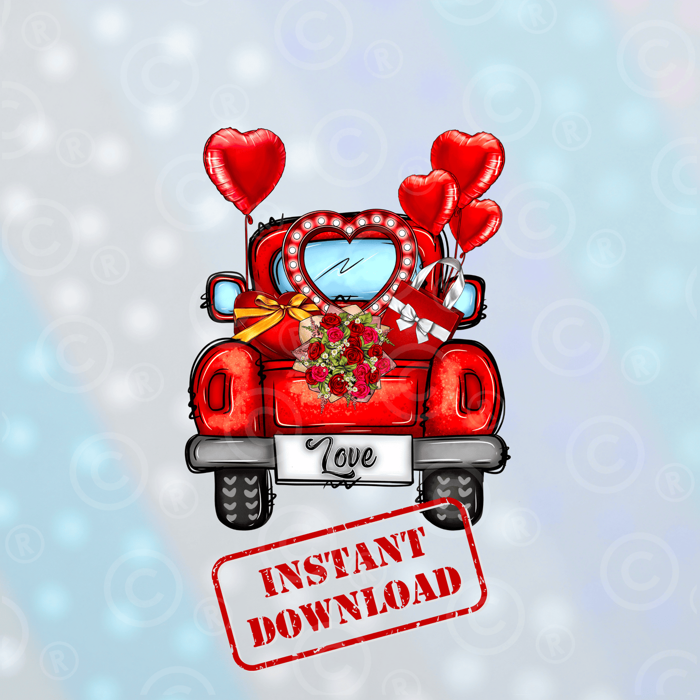 Valentines Truck | Digital Download - Griffin Expressions