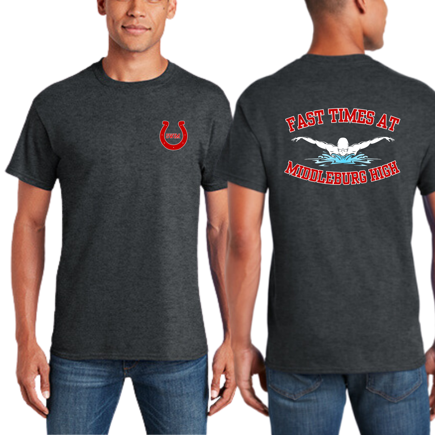 MHS - Swim - Team Shirt - Double Sided - Griffin Expressions
