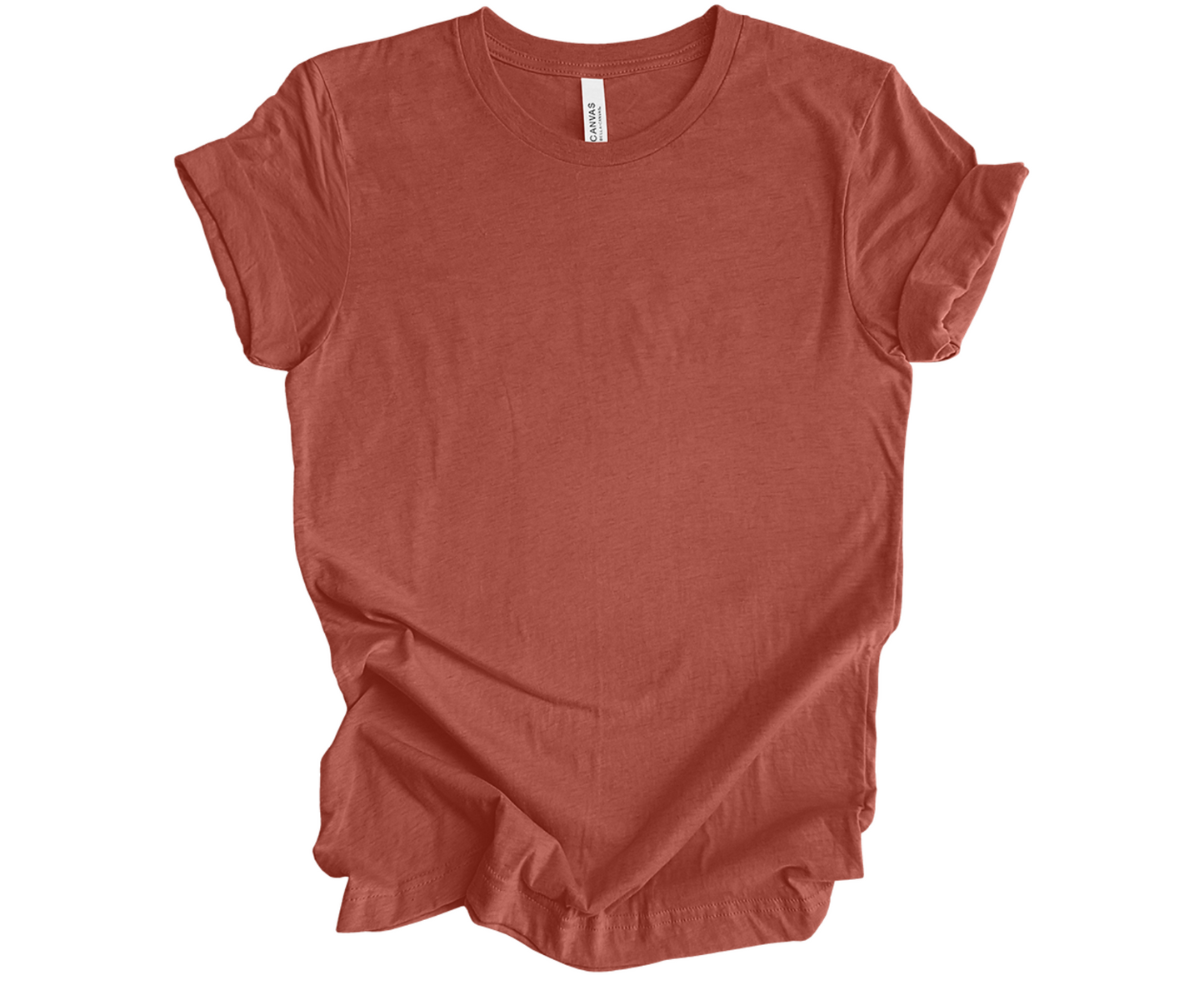 BELLA+CANVAS ® Unisex Heather CVC Short Sleeve Tee | Heather Clay - Griffin Expressions