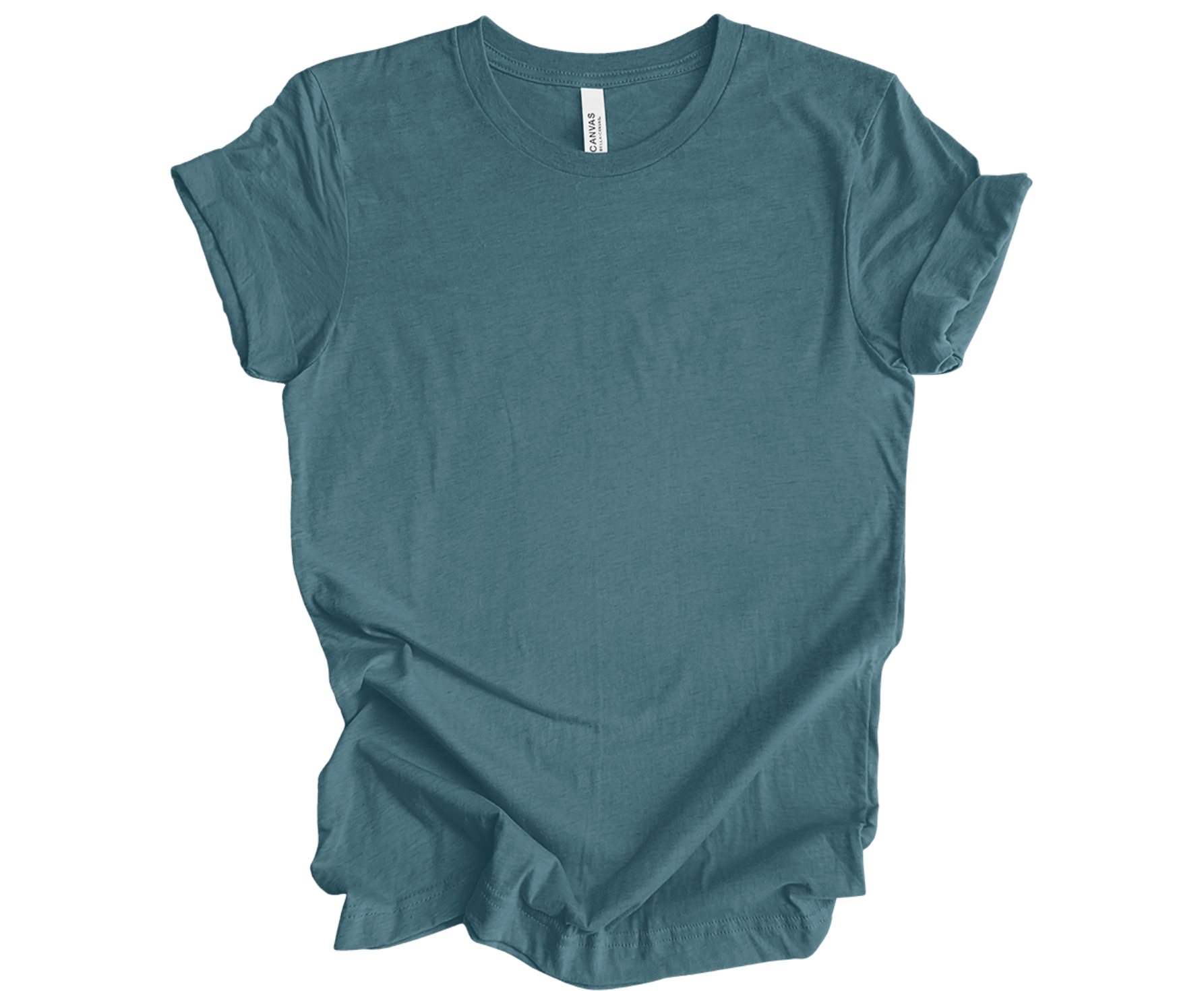 BELLA+CANVAS ® Unisex Heather CVC Short Sleeve Tee | Heather Deep Teal - Griffin Expressions