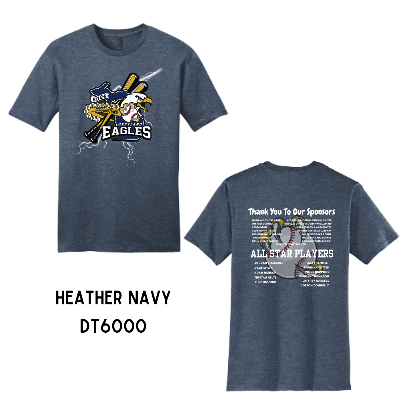 Eagles | Heather Navy - Griffin Expressions