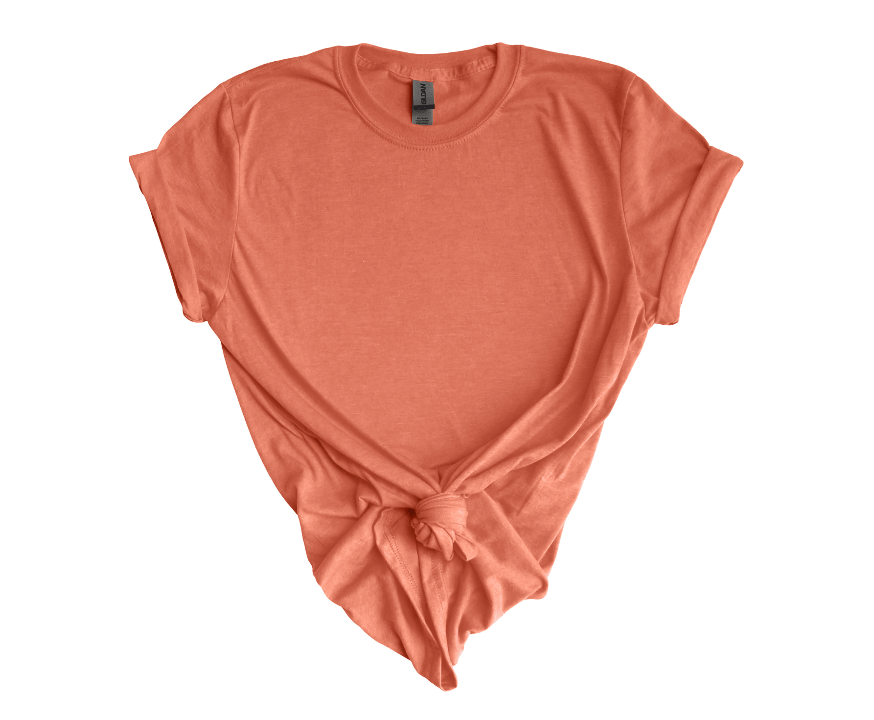 Heather orange t shirt cheap