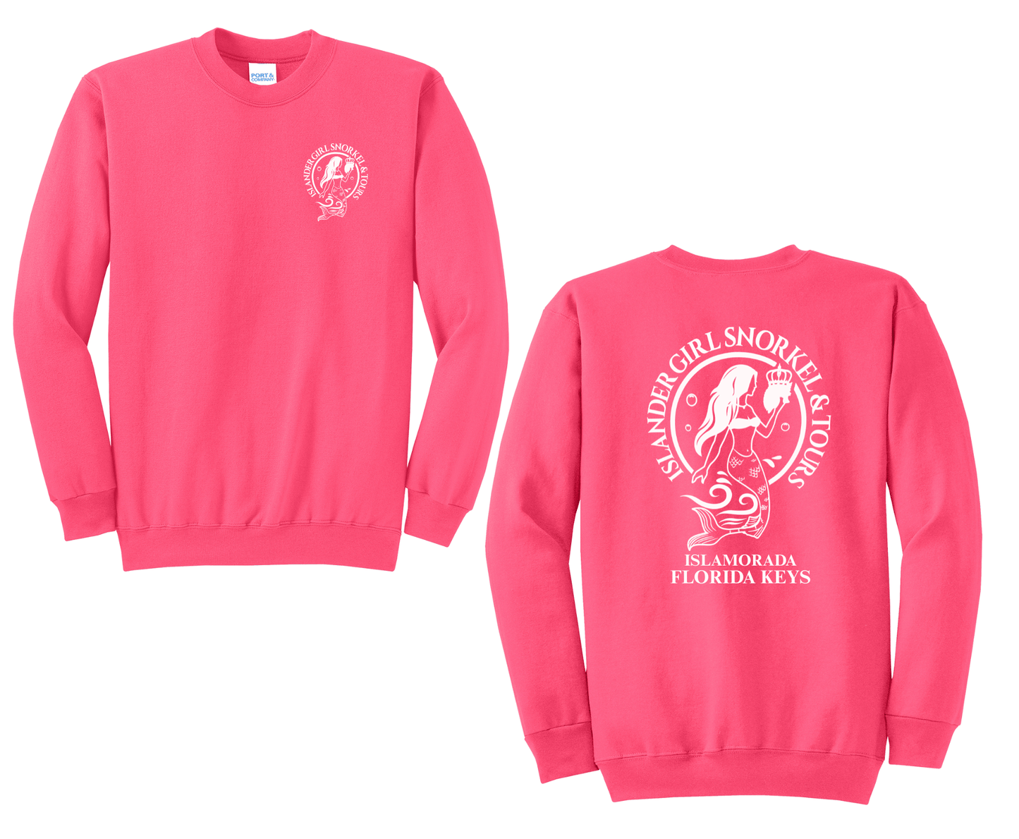 Islander Girls | Pink Crewneck