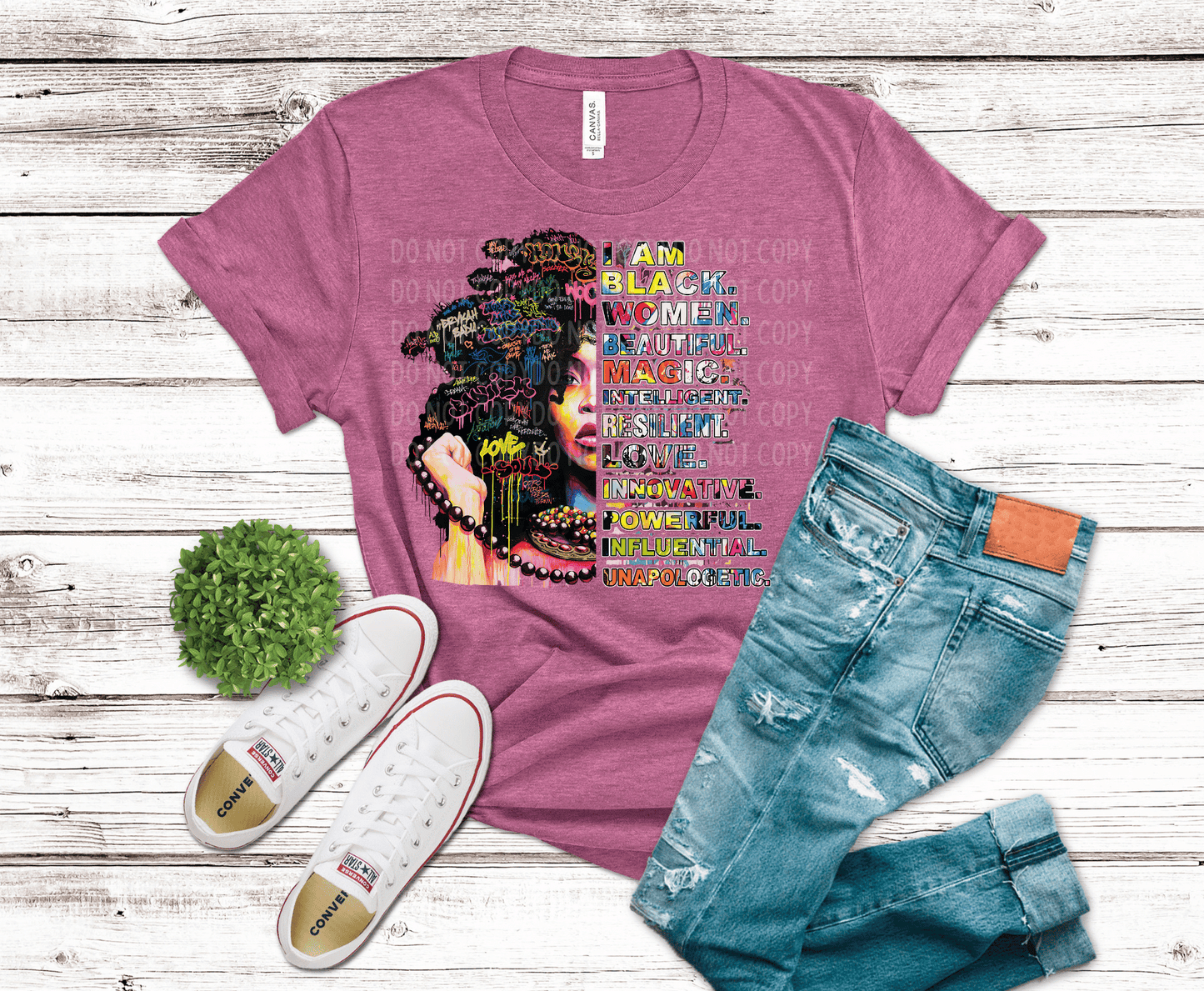 Girl Magic | Premade DTF Transfer Gang Sheet For Graphic Tees - Griffin Expressions