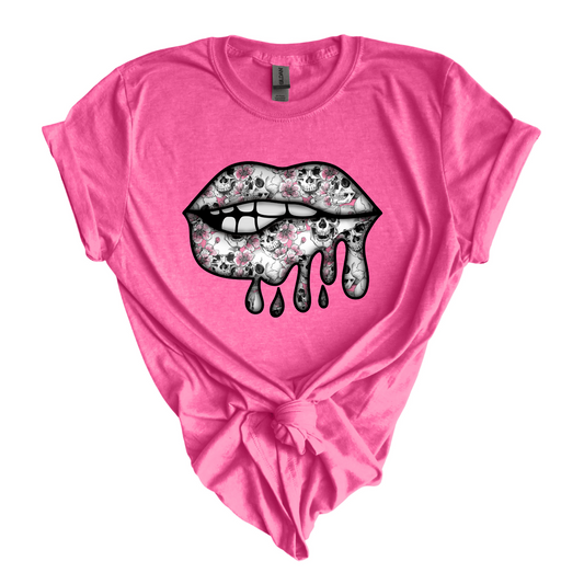 Skull Lips T-Shirt - Griffin Expressions