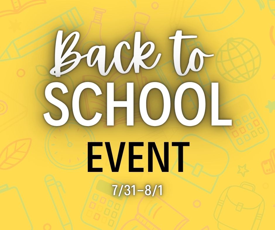Back To School Event