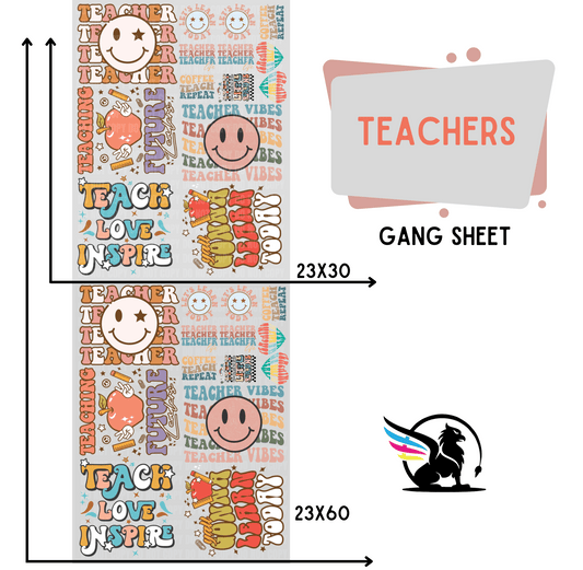 Premade Gang Sheet | Teacher