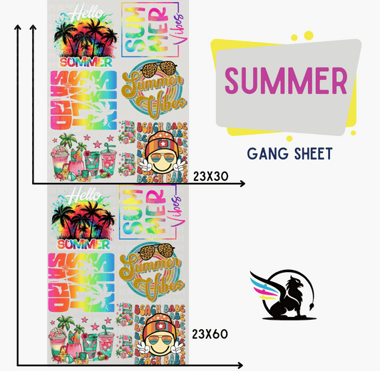Premade Gang Sheet | Summer