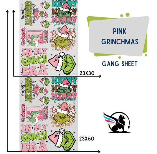 Premade Gang Sheet | Pink Ginchmas