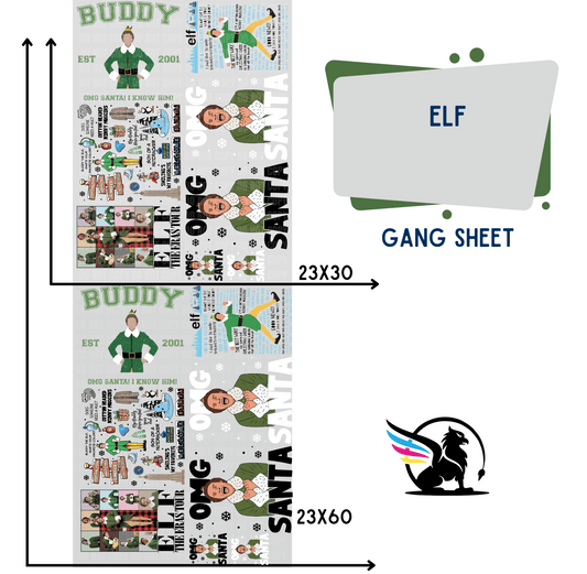 Premade Gang Sheet | Elf