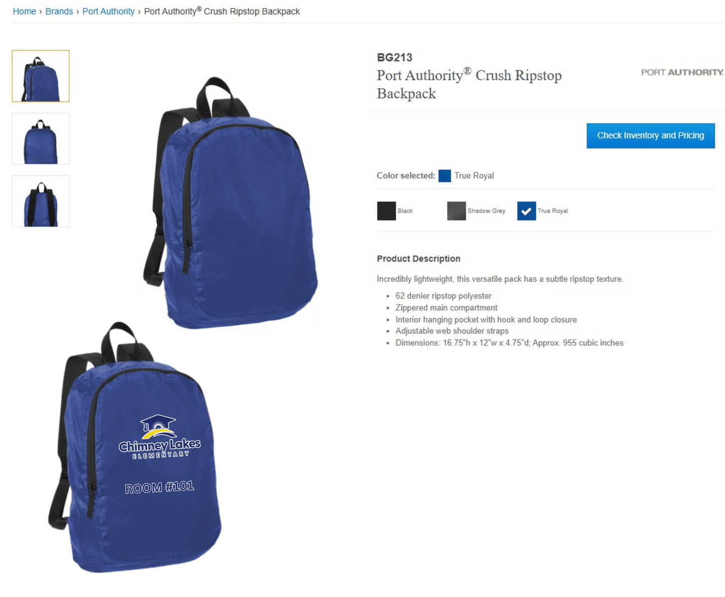 CLE | Backpack Emergency Kit