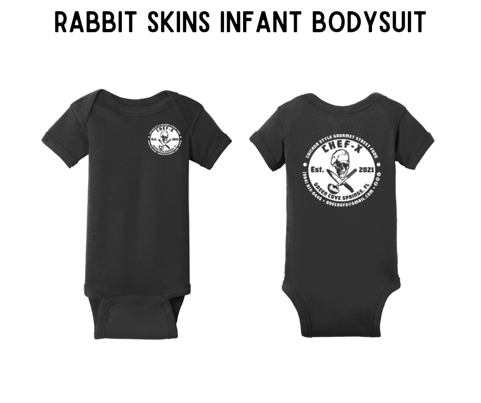 CHEF-X | Rabbit Skins™ Infant Short Sleeve Baby Rib Bodysuit - Griffin Expressions