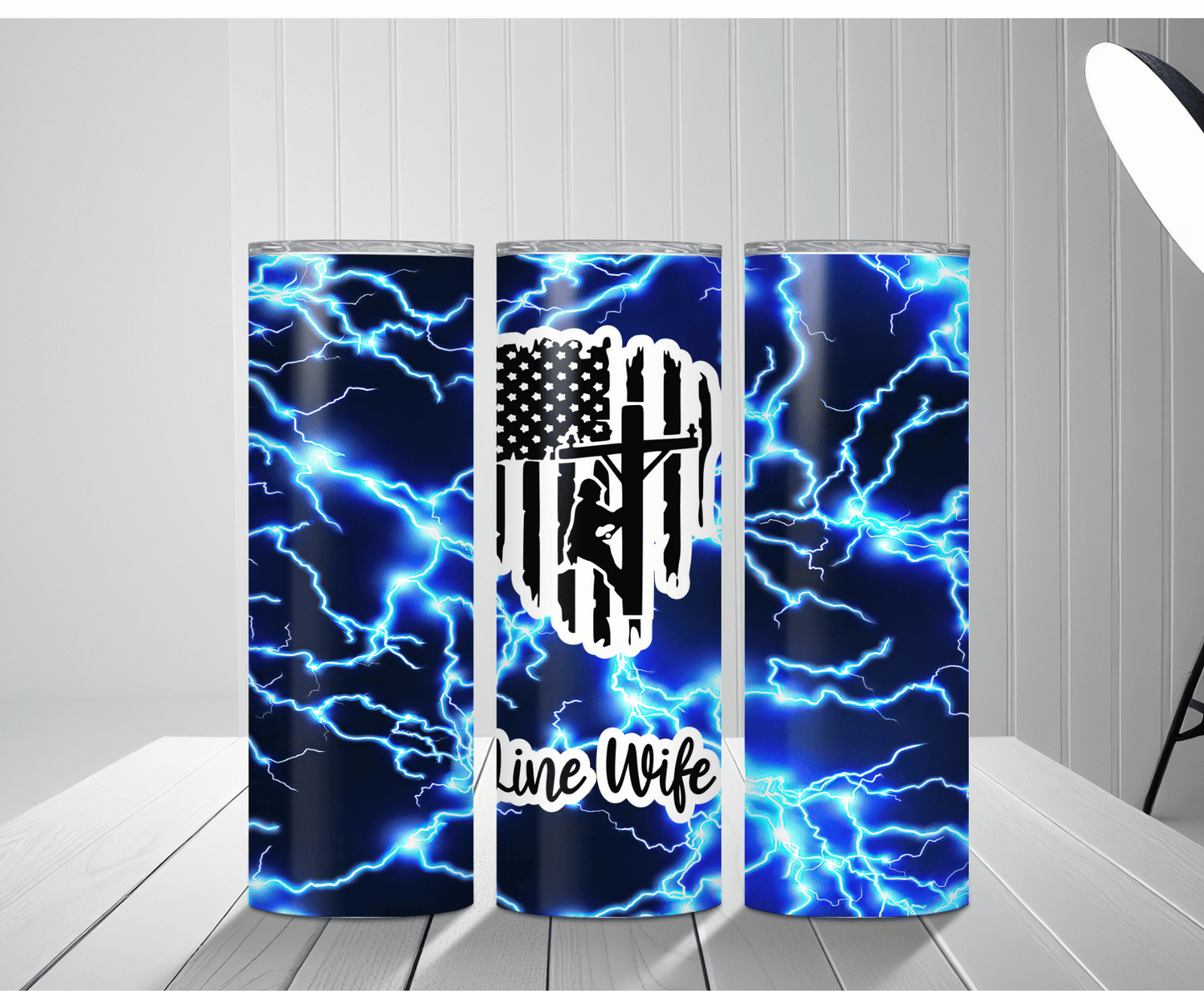 Linemans Wife | Sublimation Tumbler Transfer - Griffin Expressions