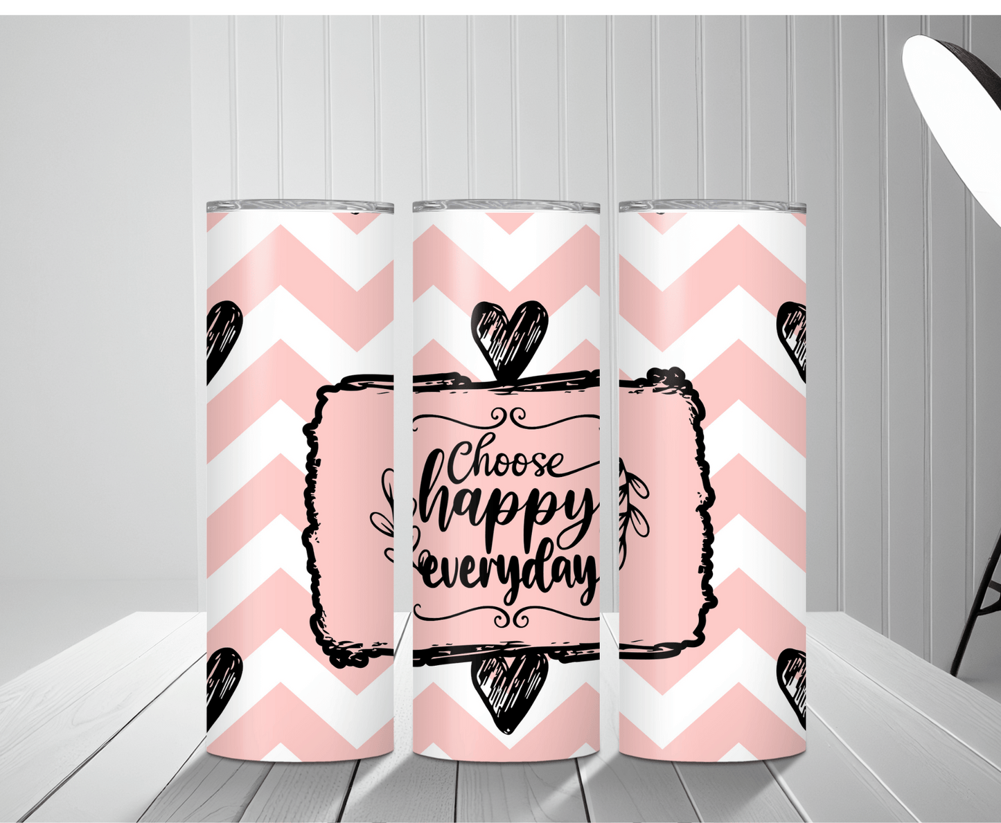 Choose Happy | Sublimation Tumbler Transfer - Griffin Expressions