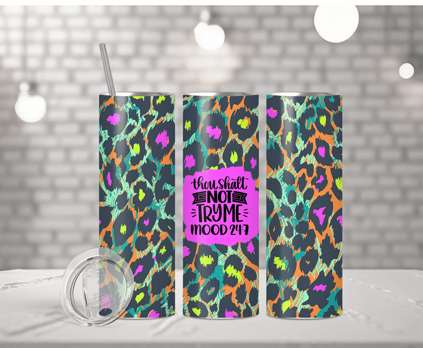 Thou Shalt Not | Sublimation Tumbler Transfer - Griffin Expressions