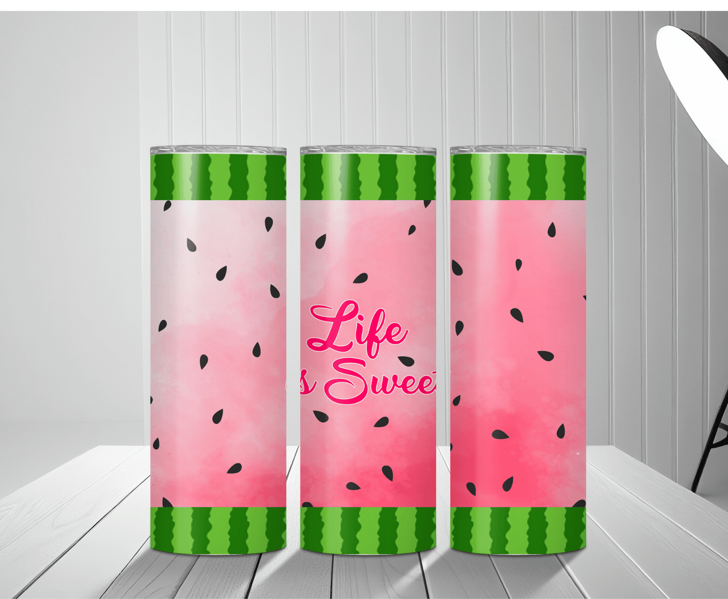 Life is Sweet | Sublimation Tumbler Transfer - Griffin Expressions
