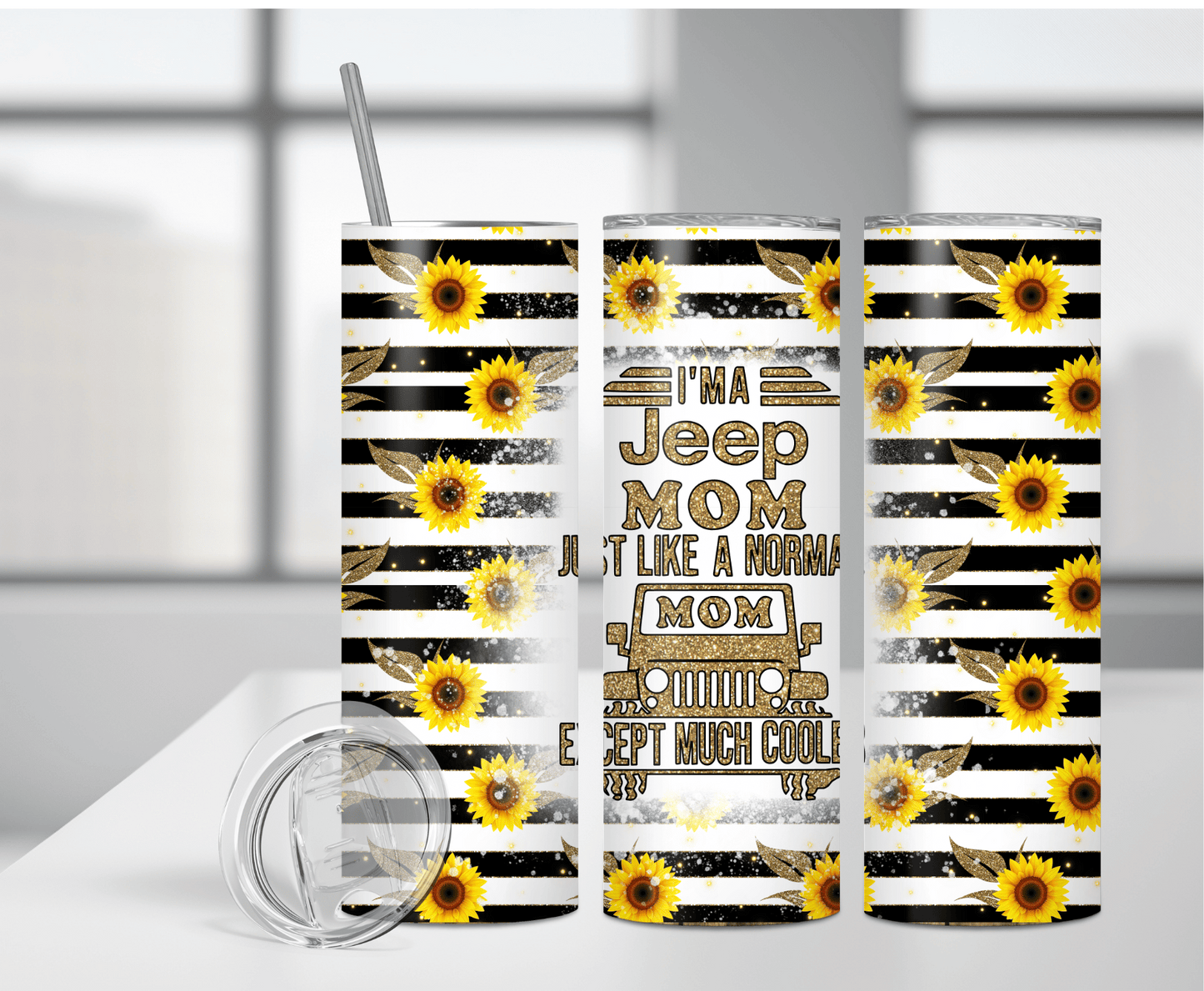 Much Cooler Mom | Sublimation Tumbler Transfer - Griffin Expressions