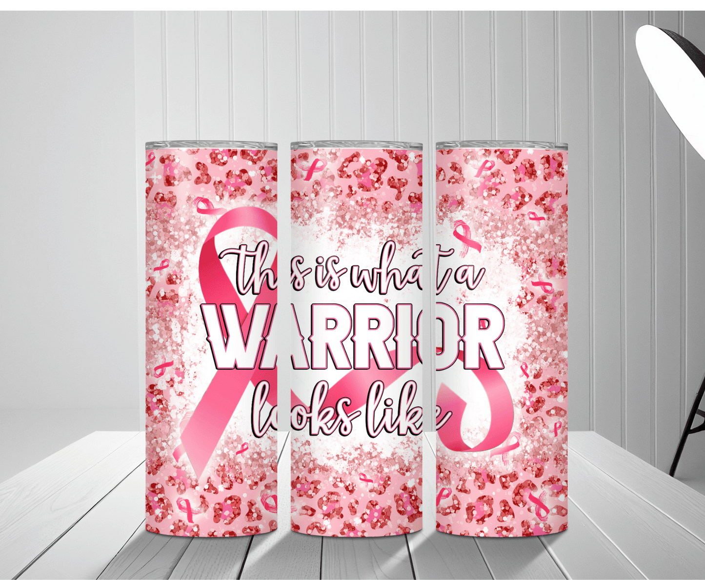 Pink Warrior | Sublimation Tumbler Transfer - Griffin Expressions