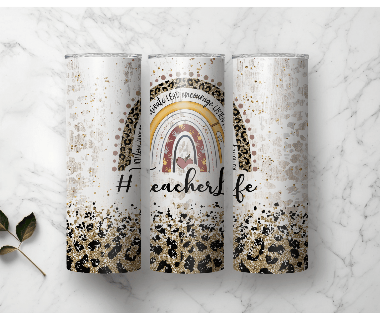Thankful Teacher | Sublimation Tumbler Transfer - Griffin Expressions