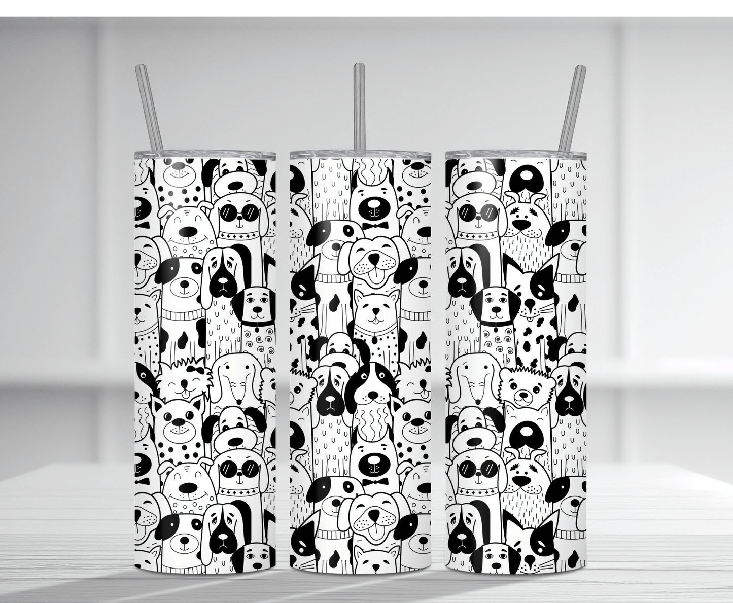 All dogs | Sublimation Tumbler Transfer - Griffin Expressions