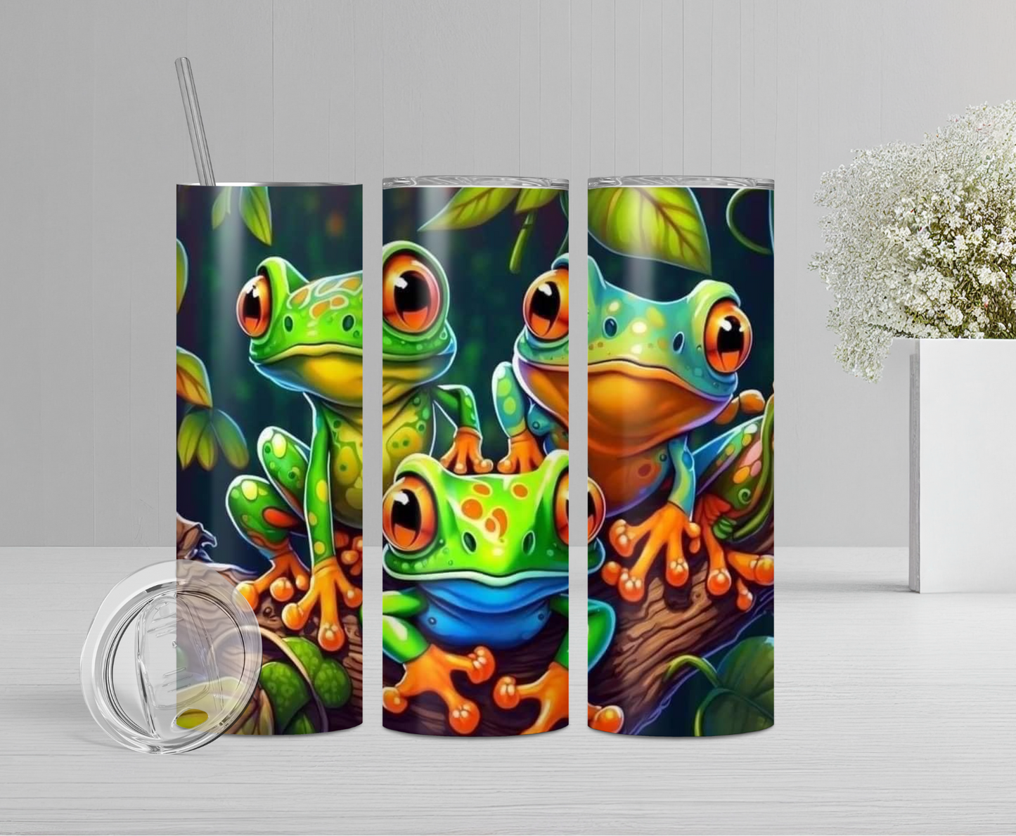 3 Little Frogs | Sublimation Tumbler Transfer - Griffin Expressions