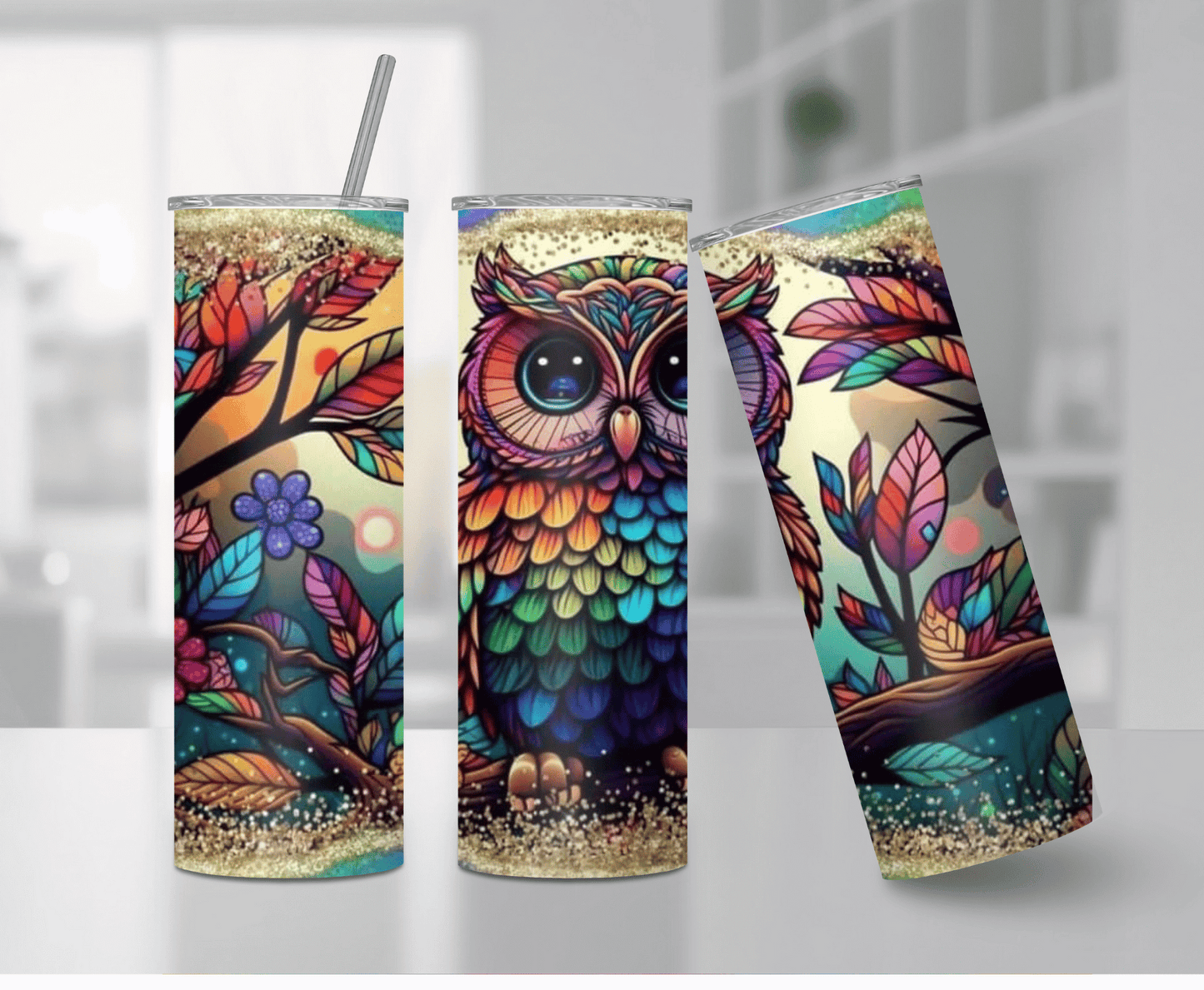 Elegant Owl | Sublimation Tumbler Transfer - Griffin Expressions