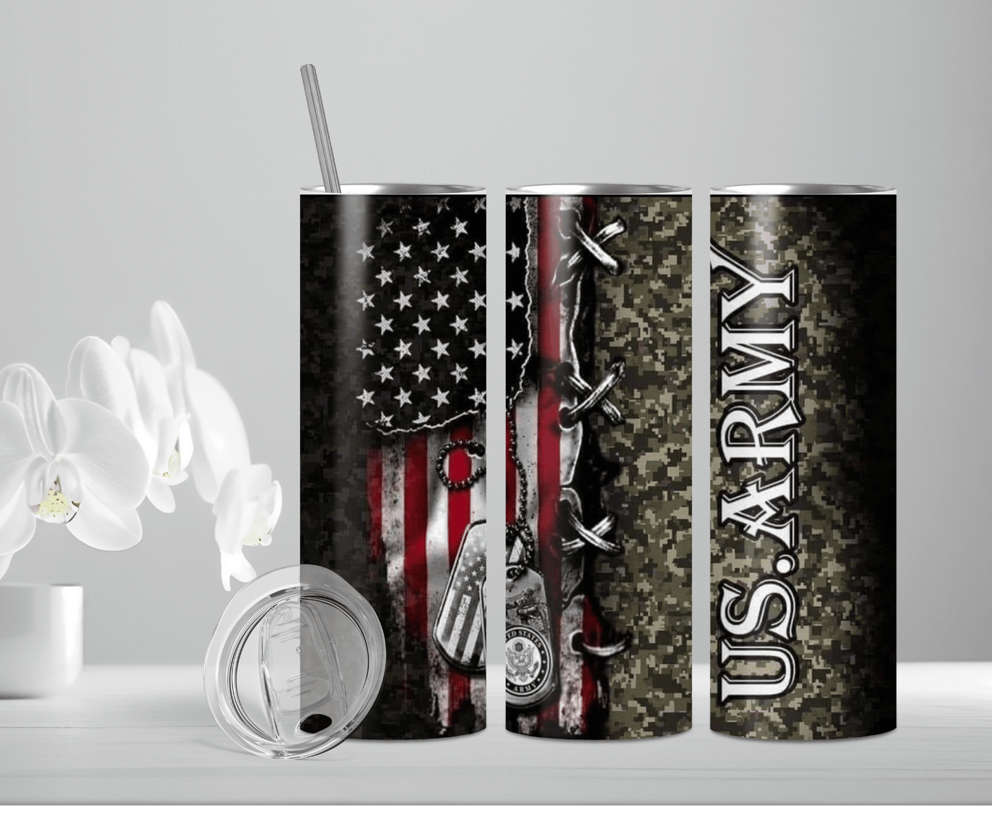US Army | Sublimation Tumbler Transfer - Griffin Expressions
