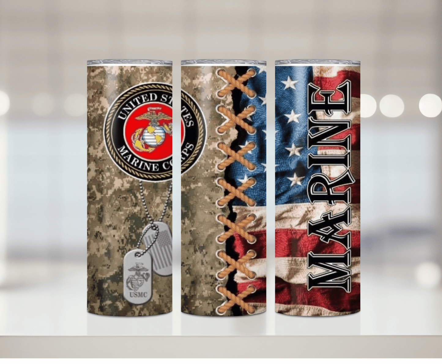 US Marines | Sublimation Tumbler Transfer - Griffin Expressions
