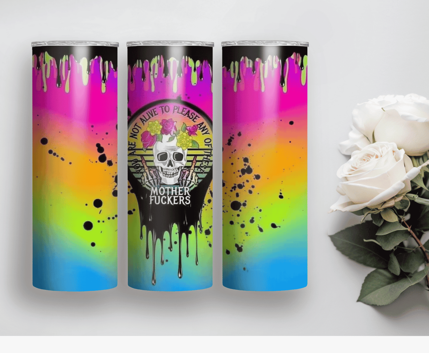Colorful Mother Fuckers | Sublimation Tumbler Transfer - Griffin Expressions