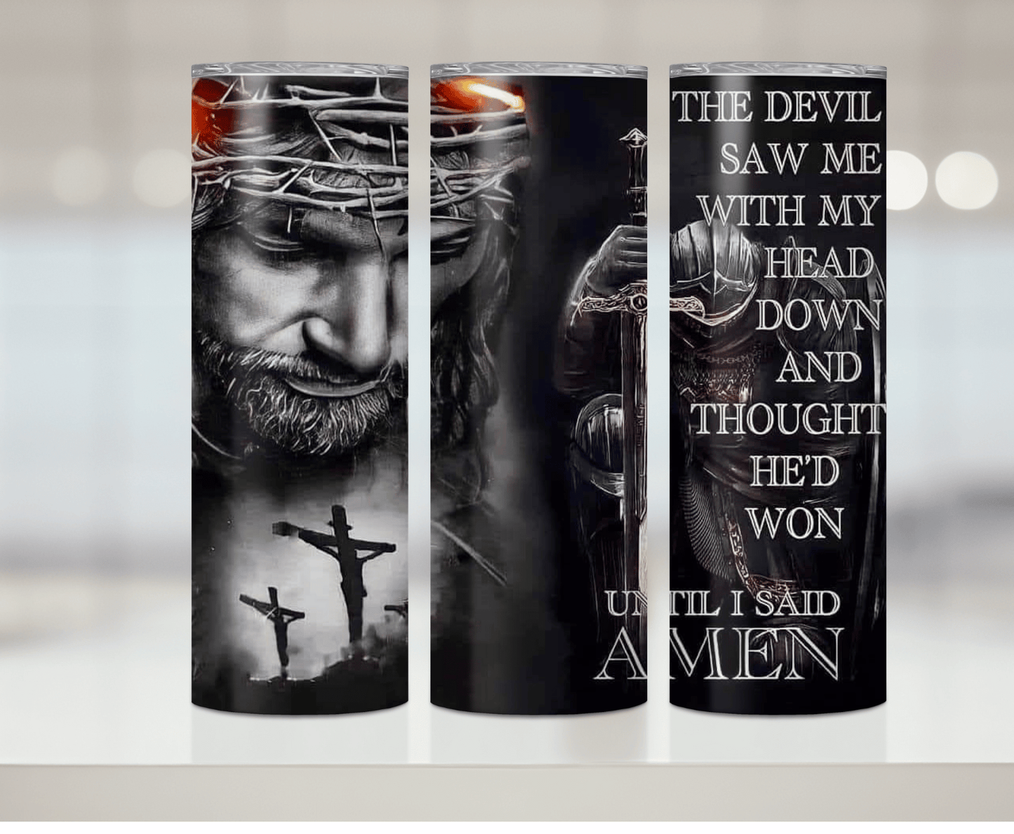 Until I Said Amen | Sublimation Tumbler Transfer - Griffin Expressions