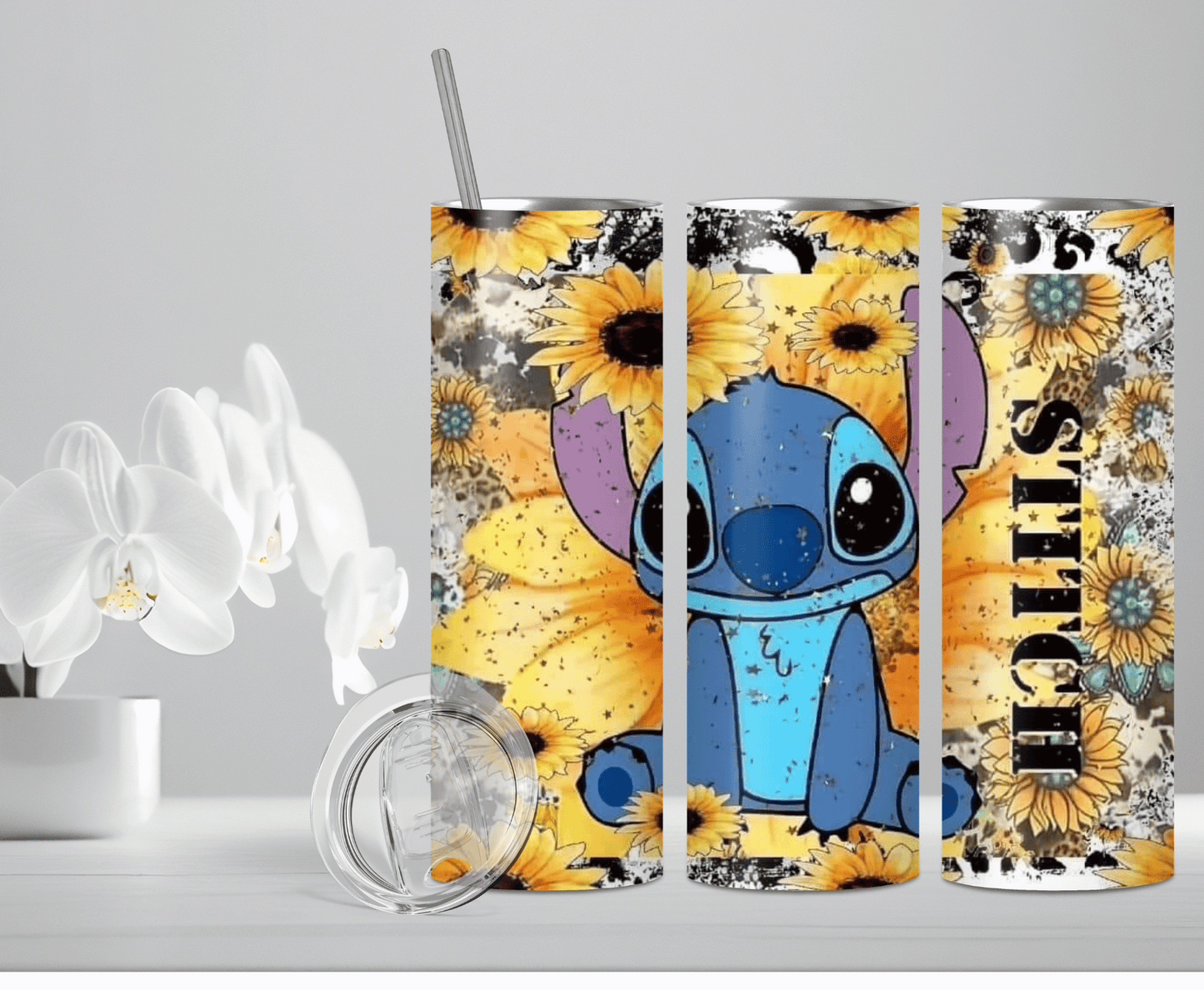 Sunflower Stitch | Sublimation Tumbler Transfer - Griffin Expressions