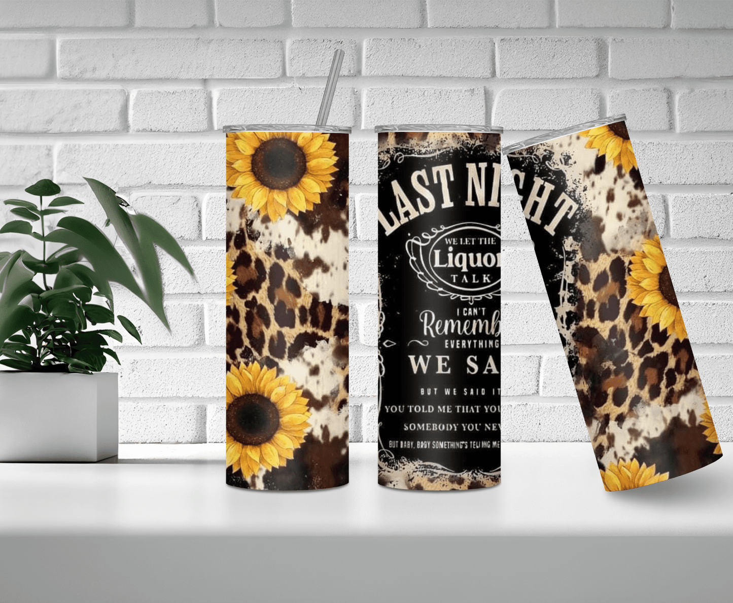 Sunflower Cheetah Wallen | Sublimation Tumbler Transfer - Griffin Expressions