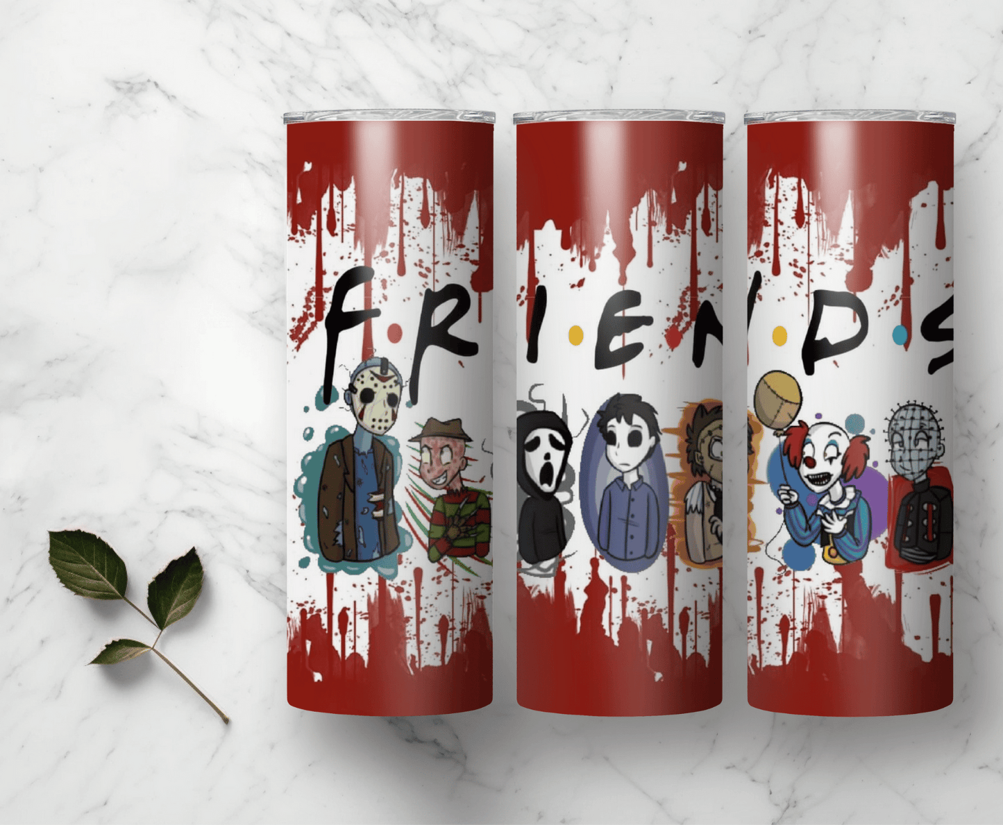 Horror Friends | Sublimation Tumbler Transfer - Griffin Expressions