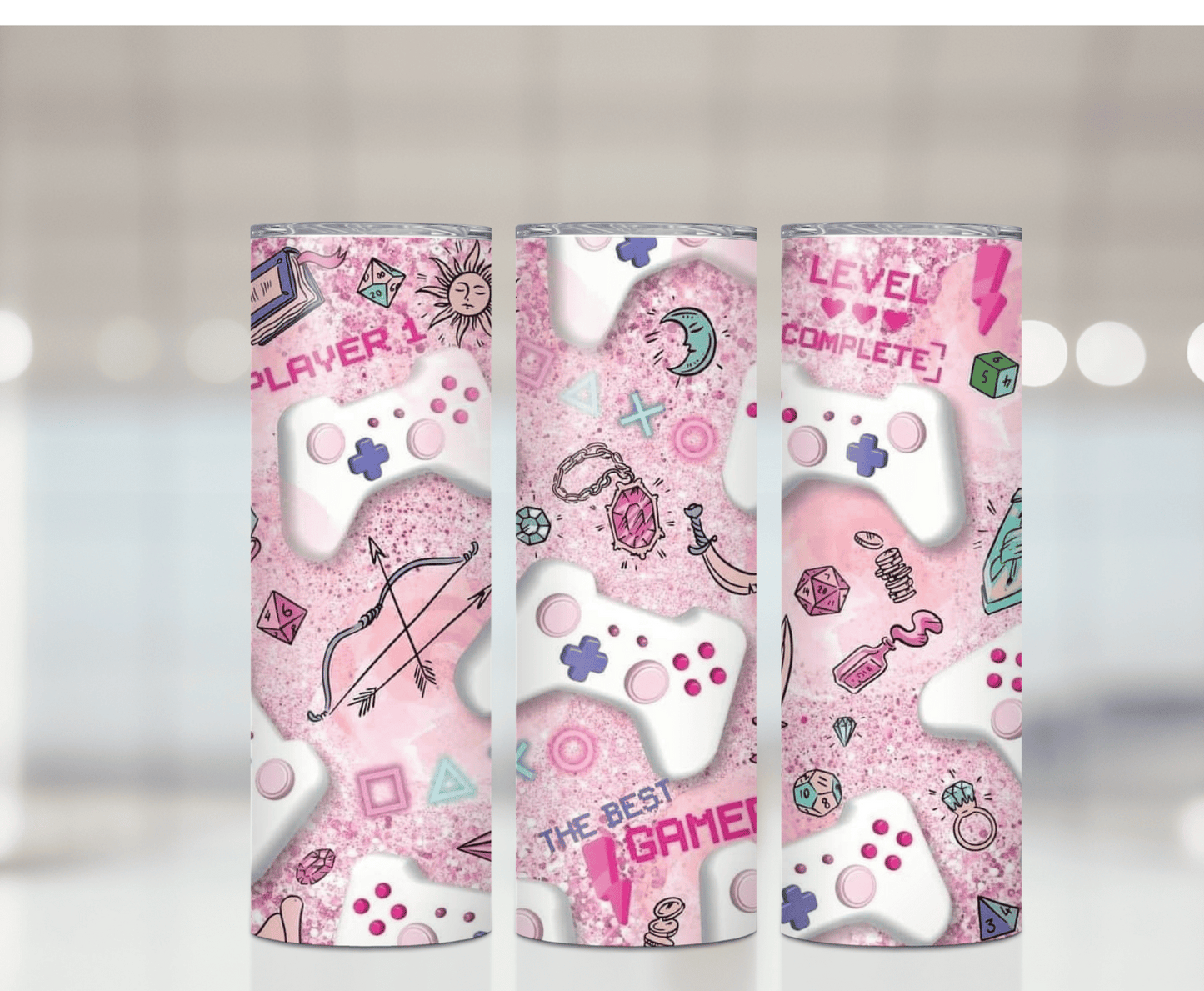 Girl Gamer | Sublimation Tumbler Transfer - Griffin Expressions