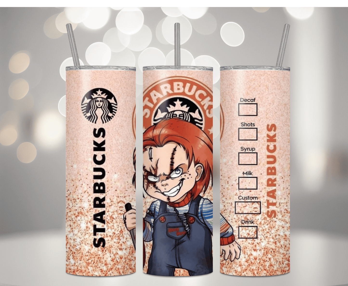 Chucky Bucks | Sublimation Tumbler Transfer
