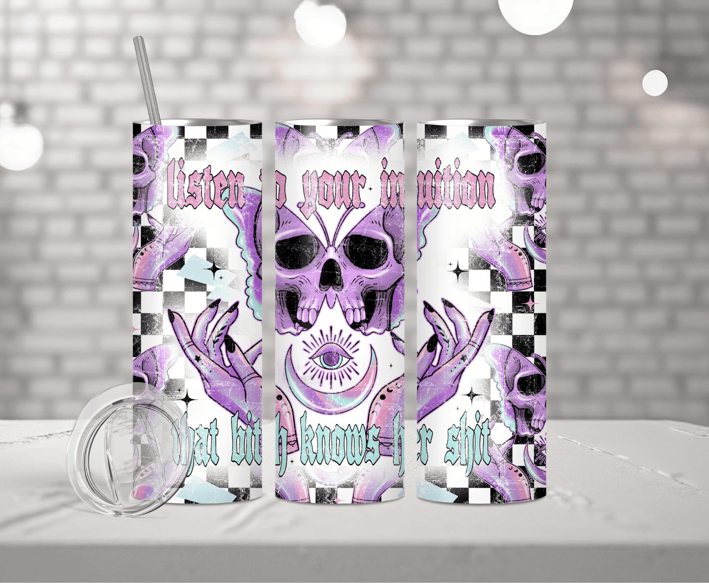 Listen To Your Intuition | Sublimation Tumbler Transfer - Griffin Expressions