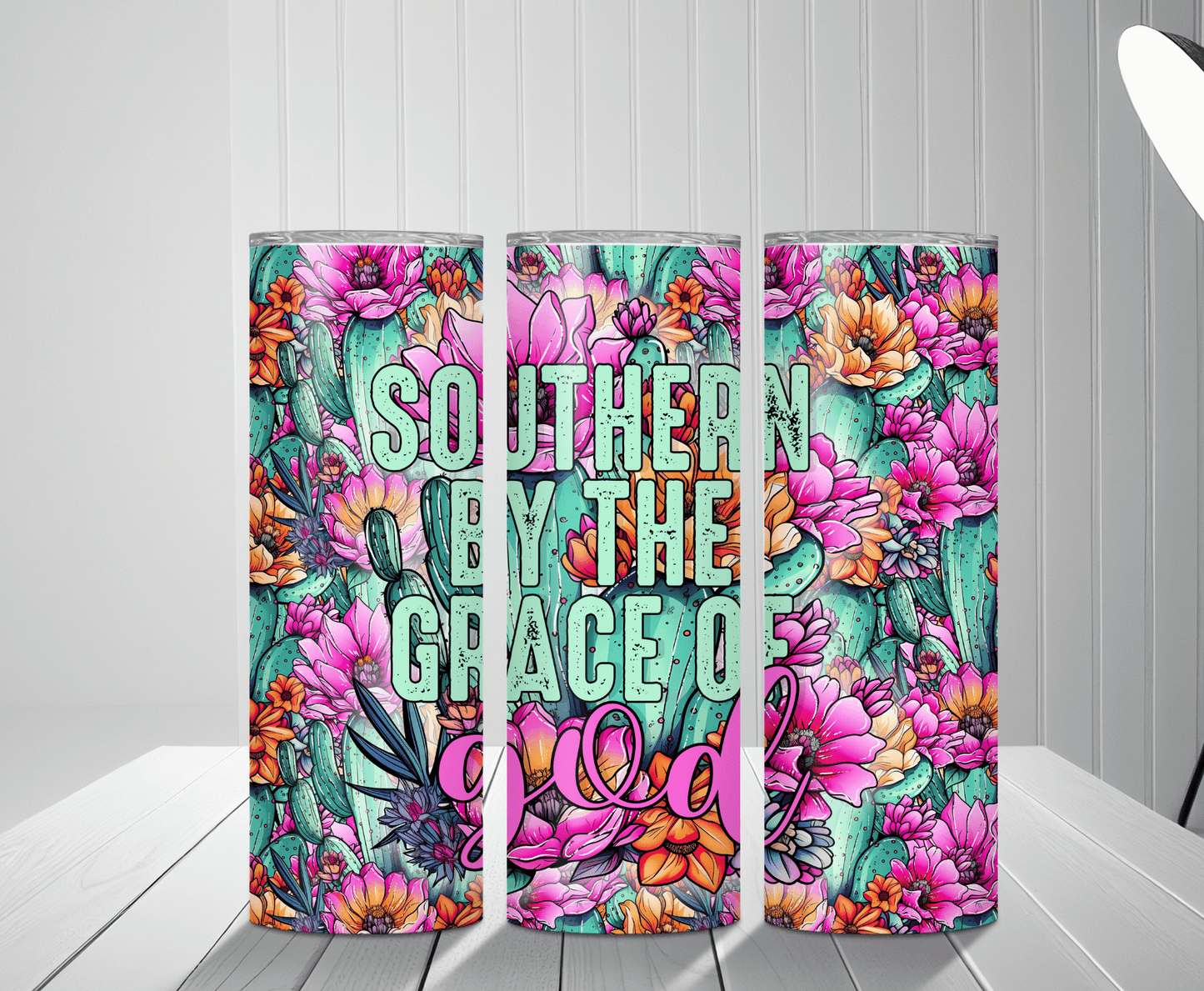 Southern By The Grace Of God | Sublimation Tumbler Transfer - Griffin Expressions