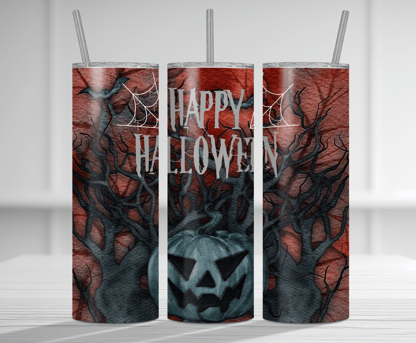 Happy Halloween Pumpkins | Sublimation Tumbler Transfer - Griffin Expressions