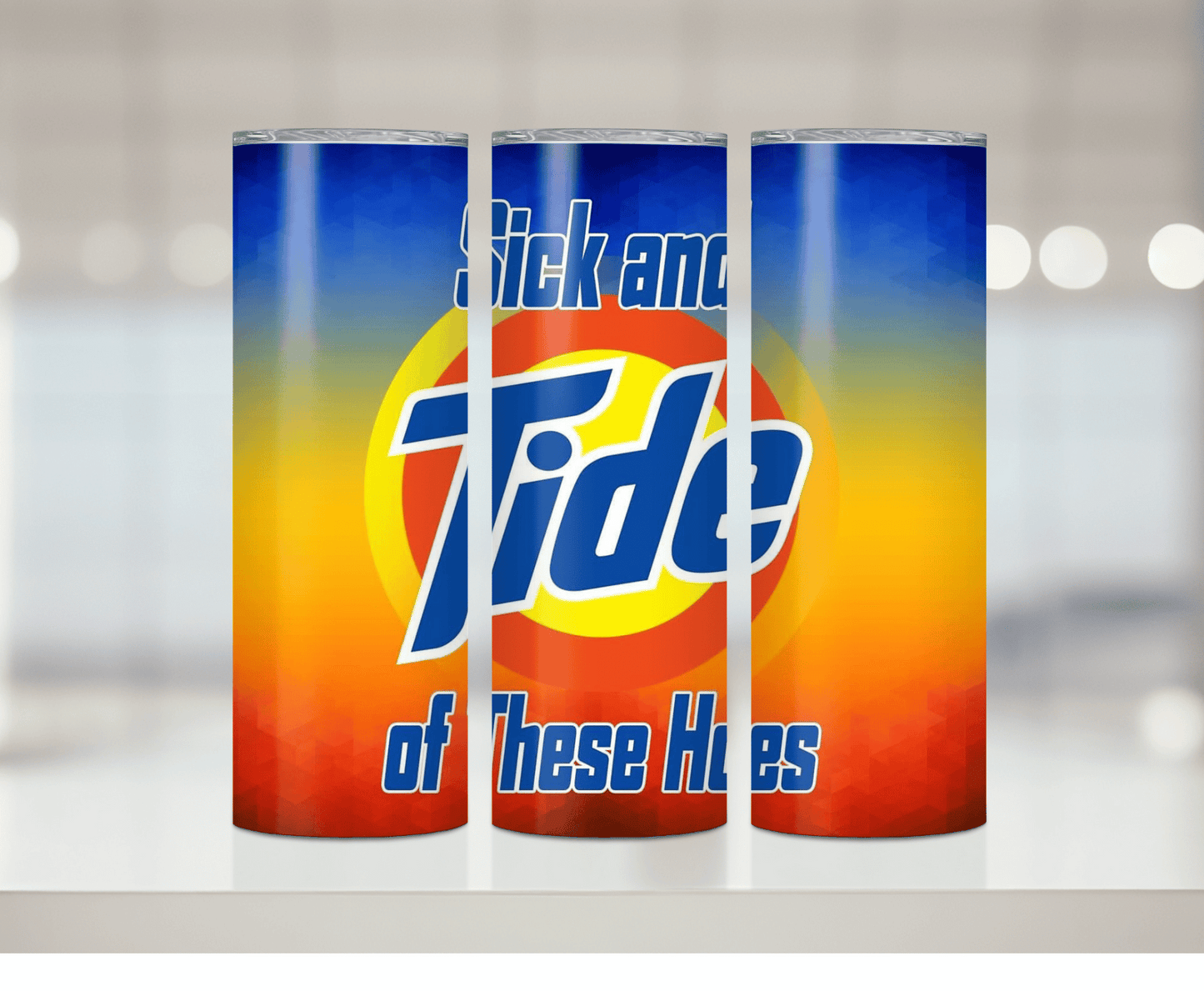 Tide of These Hoes | Sublimation Tumbler Transfer - Griffin Expressions