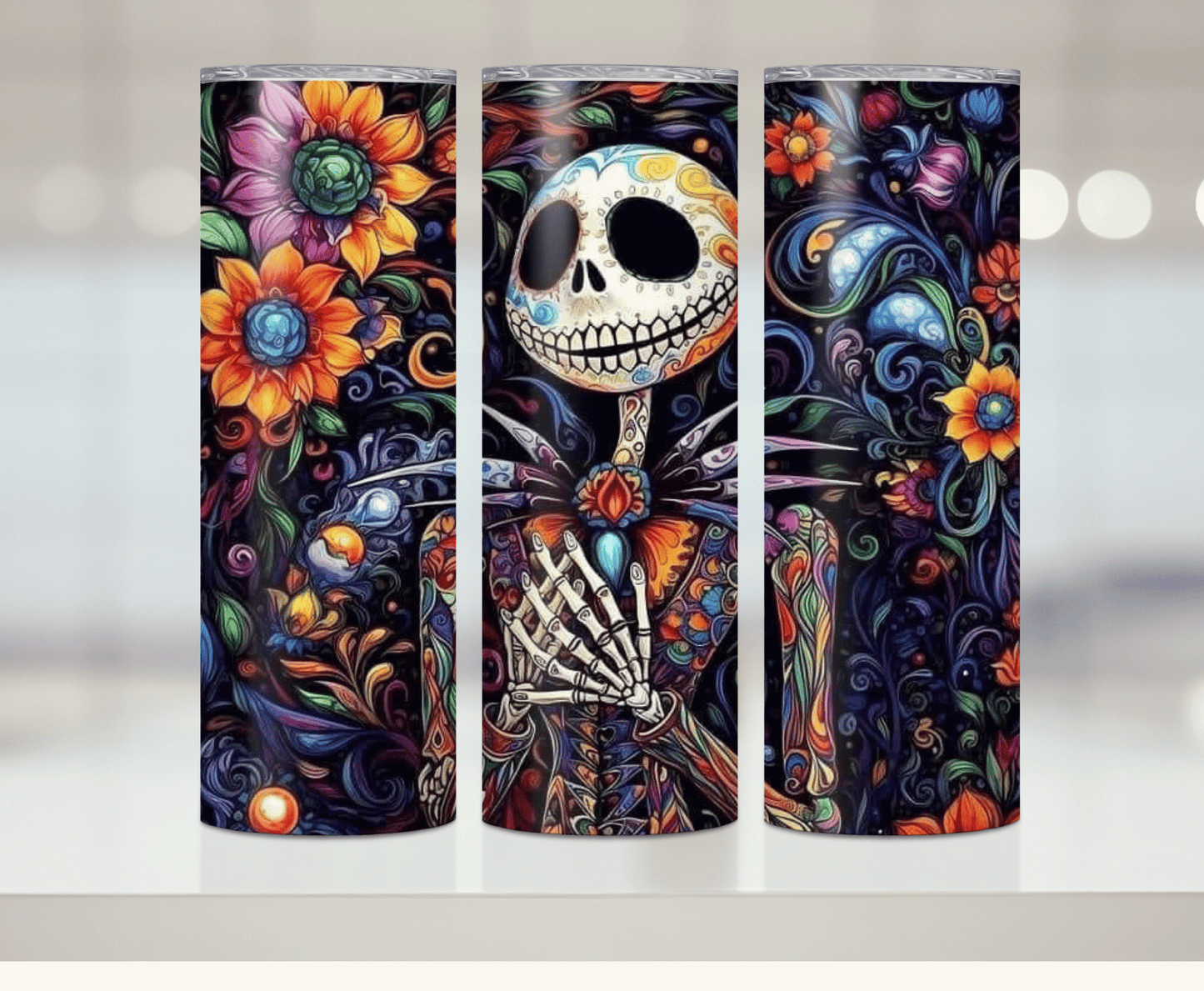 Floral Jack | Sublimation Tumbler Transfer - Griffin Expressions