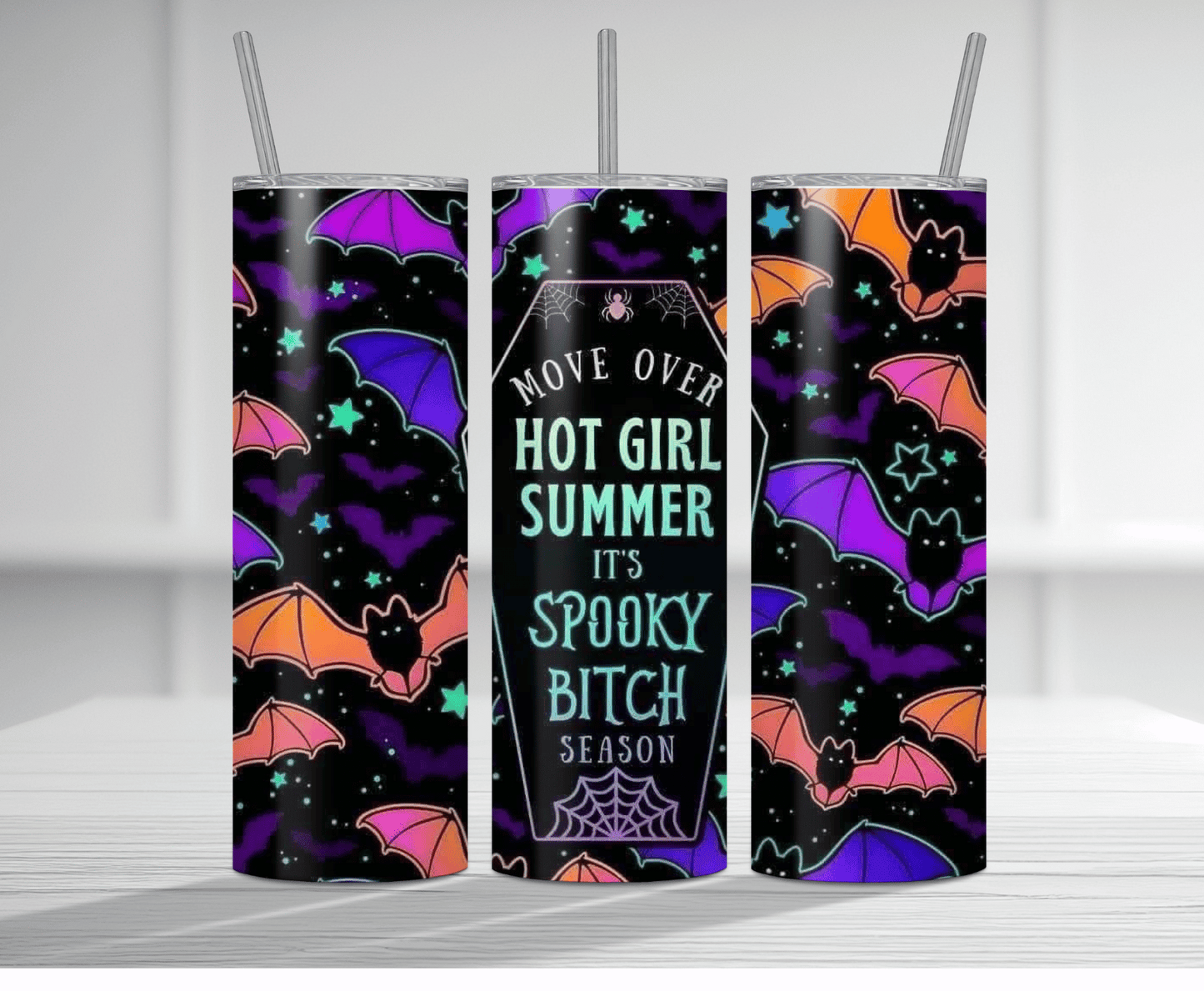 Spooky Bitch | Sublimation Tumbler Transfer - Griffin Expressions