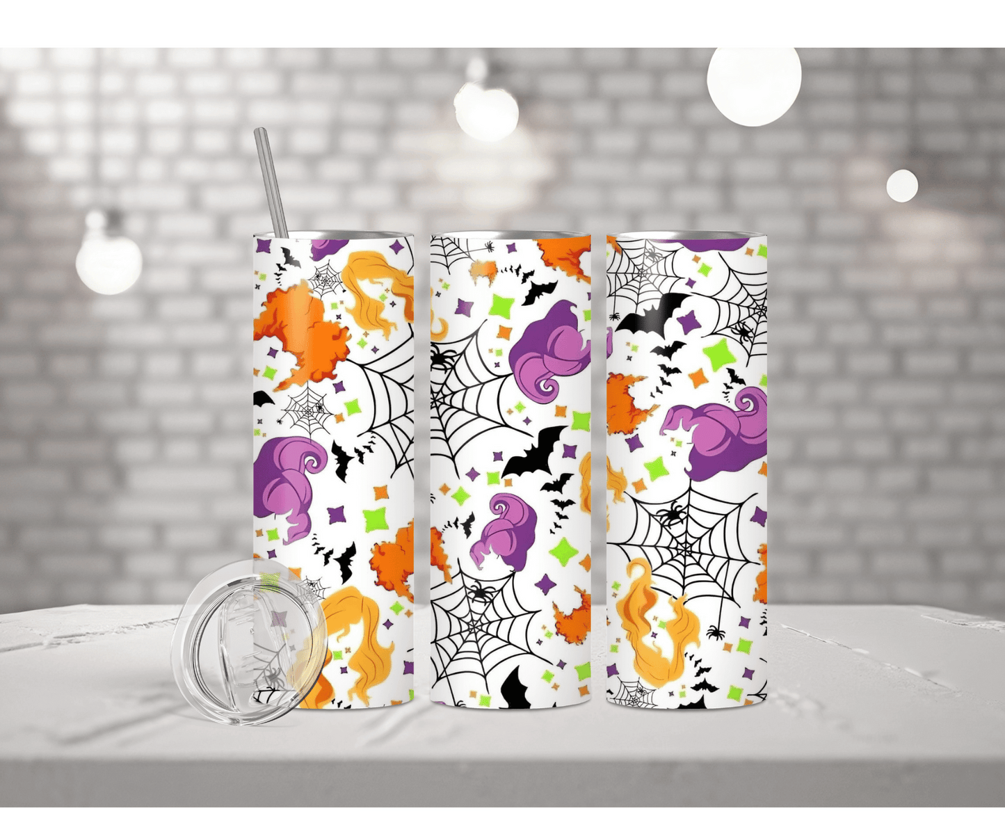 Sisters Halloween | Sublimation Tumbler Transfer - Griffin Expressions