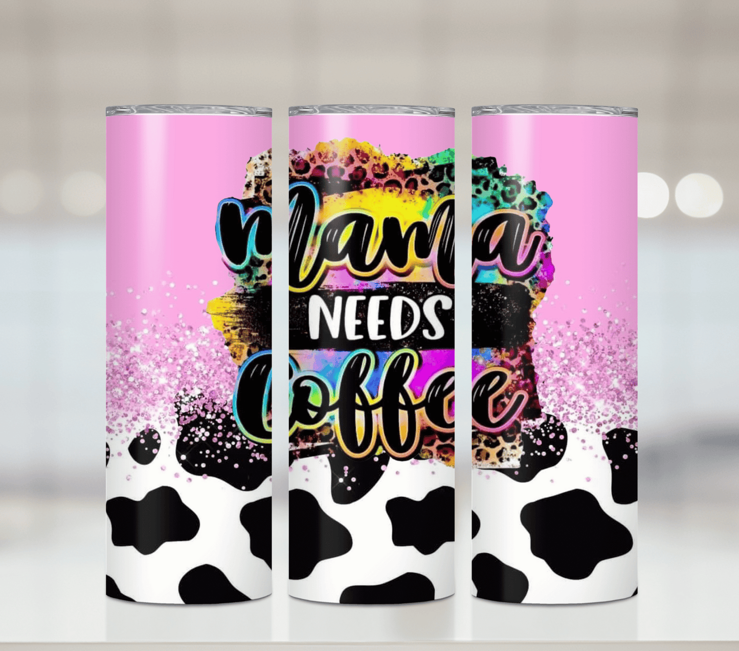 Mama Needs Coffee | Sublimation Tumbler Transfer - Griffin Expressions