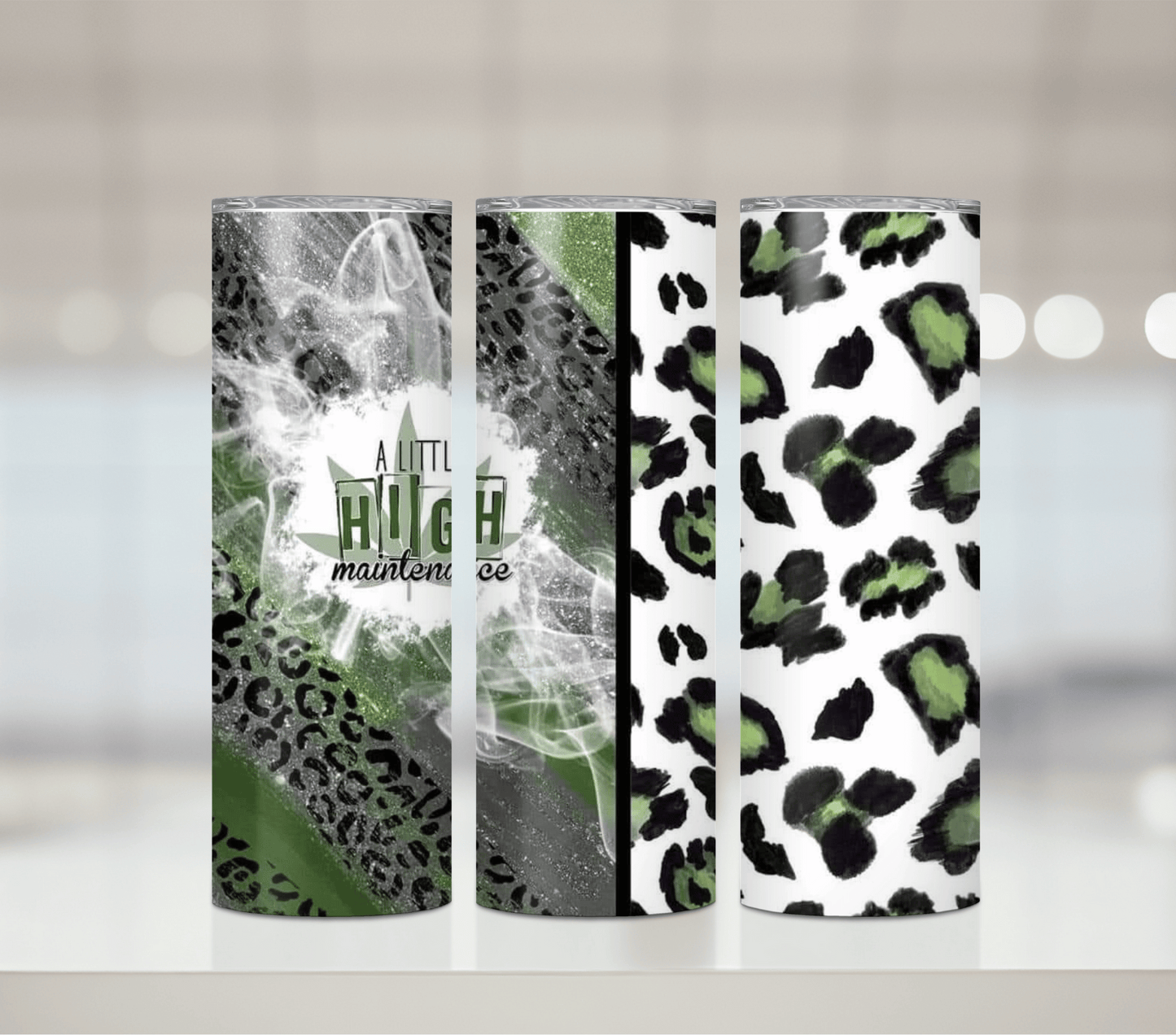 Green High Maintenance | Sublimation Tumbler Transfer - Griffin Expressions
